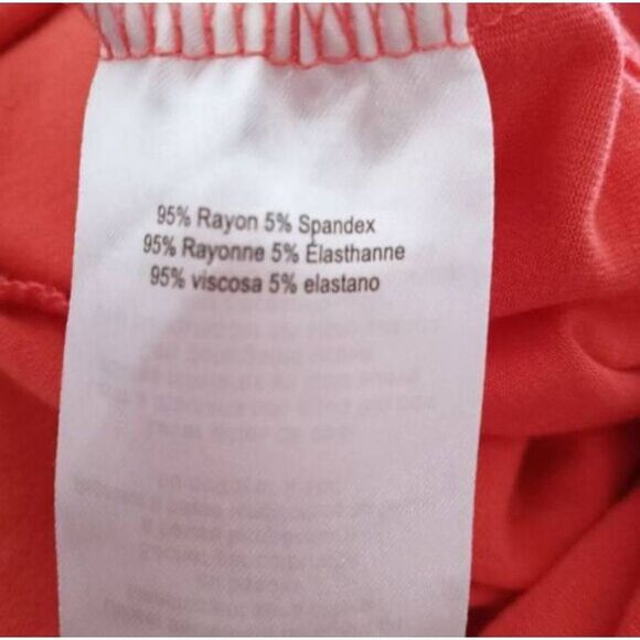 MOTHERHOOD MATERNITY CORAL JUMPSUIT SZ.L EUC. - Picture 8 of 9